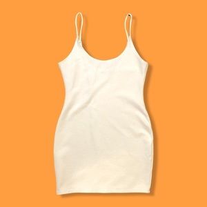 White mini dress sexy bodycon